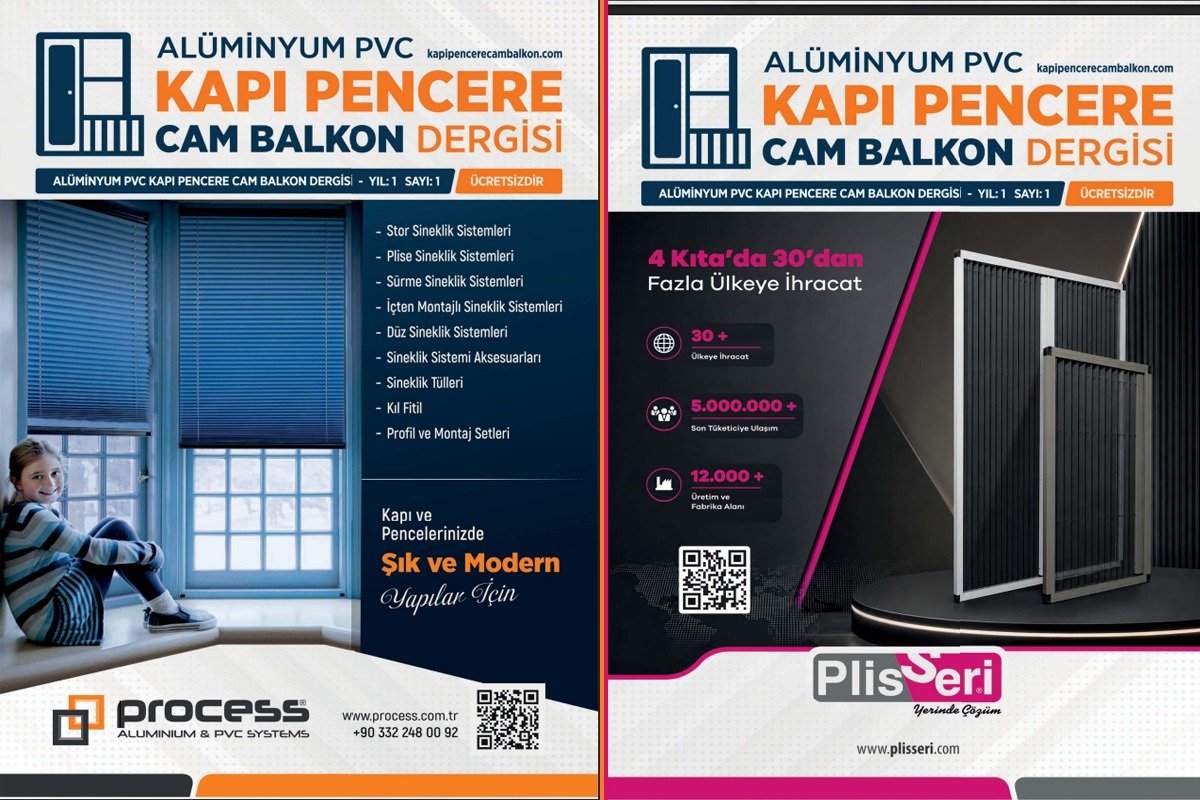 Alüminyum Pvc Kapı Pencere Cam Balkon Dergisi